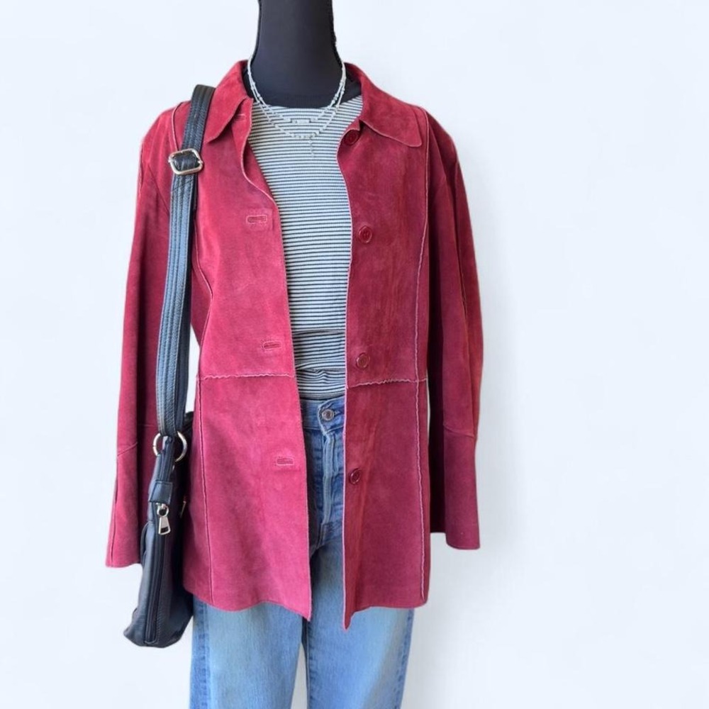 ZaZee‎ Genuine Suede Leather Jacket